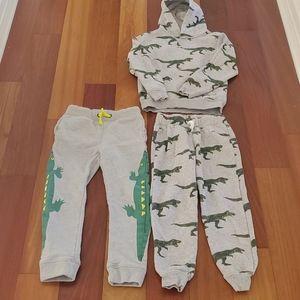 Mini Boden boys joggers and H&M jogger set size 7